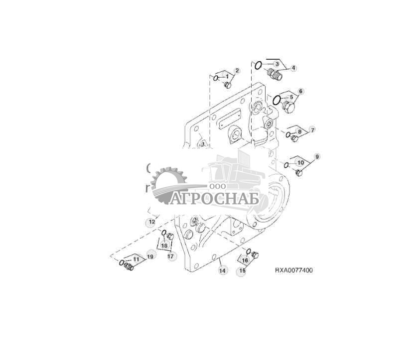DIFFERENTIAL CASE COVER (REAR) (MST) (WO PARK BRAKE) 